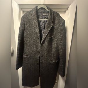 Gray J. Crew Mercantile Overcoat